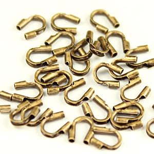 Wire Guards/Thread Guards - Antique Gold (30pcs)